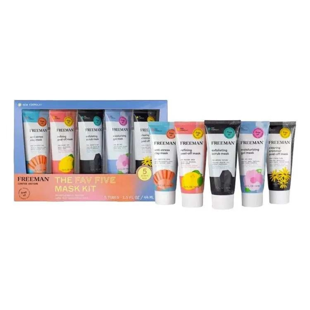 Freeman The Fav Five Mask Kit‎ Limited Edition Face Masks Skincare